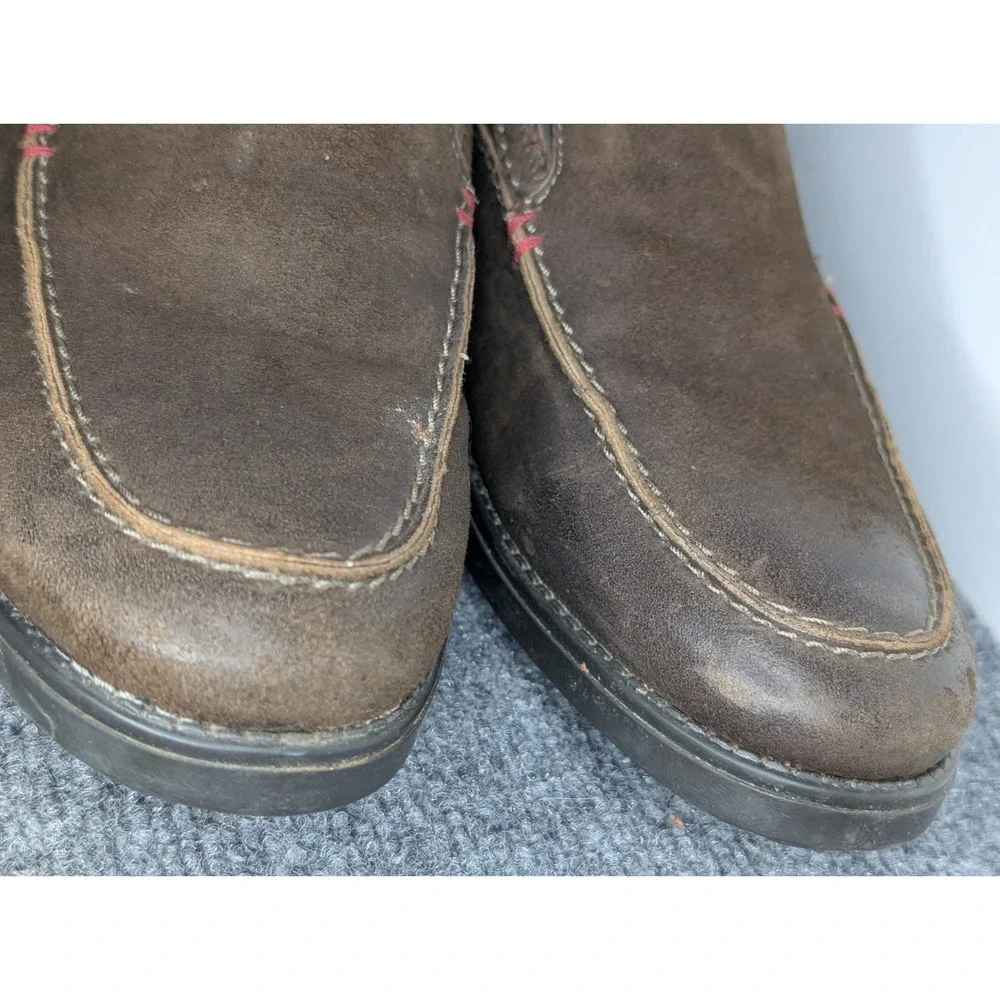 Clarks Collection Men's Size‎ 10.5 Soft Cushion W/ Ortholite Loafers Brown Suede